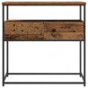 Konsola Stare drewno 75 x 40 x 75 cm Materiał drewnopochodny