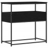 Konsola Czarny Dąb 75 x 40 x 75 cm Materiał drewnopochodny