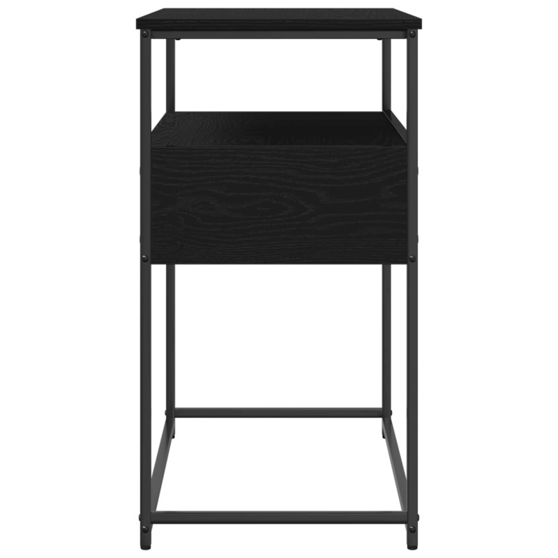 Konsola Czarny Dąb 75 x 40 x 75 cm Materiał drewnopochodny