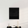 Szafka wisząca Montowane na ścianie Czarny Dąb 60 x 31 x 70 cm