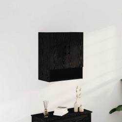 Szafka wisząca Montowane na ścianie Czarny Dąb 60 x 31 x 70 cm