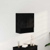 Szafka wisząca Montowane na ścianie Czarny Dąb 60 x 31 x 70 cm