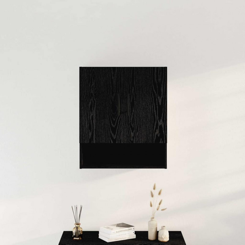 Szafka wisząca Montowane na ścianie Czarny Dąb 60 x 31 x 70 cm