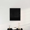 Szafka wisząca Montowane na ścianie Czarny Dąb 60 x 31 x 70 cm