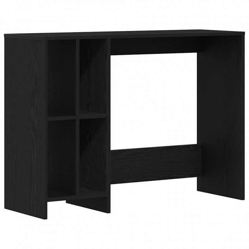Biurko Czarny Dąb 102,5 x 35 x 75 cm Materiał drewnopochodny