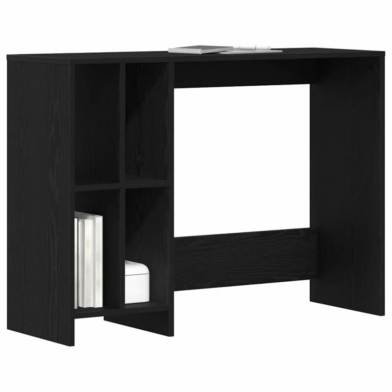 Biurko Czarny Dąb 102,5 x 35 x 75 cm Materiał drewnopochodny