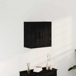 Szafka wisząca Montowane na ścianie Czarny Dąb 60 x 31 x 60 cm