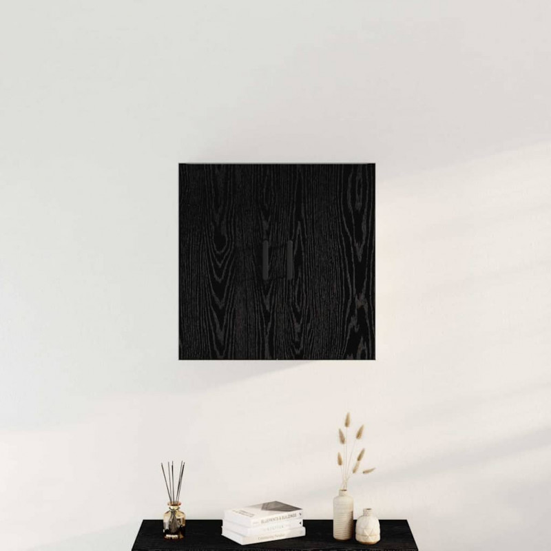 Szafka wisząca Montowane na ścianie Czarny Dąb 60 x 31 x 60 cm