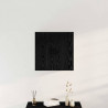 Szafka wisząca Montowane na ścianie Czarny Dąb 60 x 31 x 60 cm