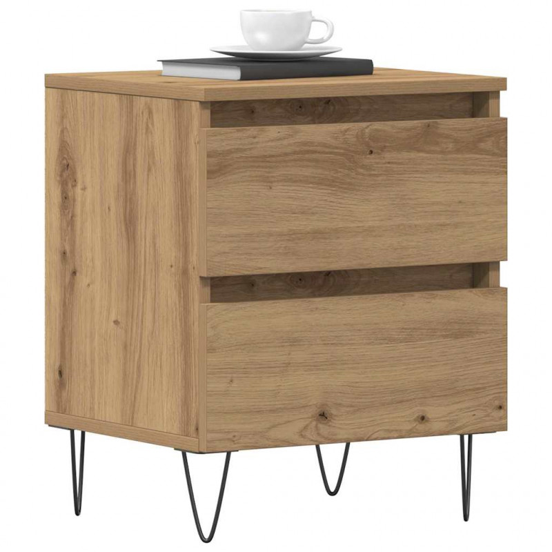 Szafka Nocna z szufladą 2 pcs dąb artisan 40 x 35 x 50 cm