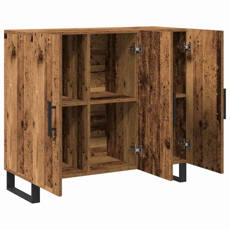 Bufet Stare drewno 90 x 34 x 80 cm Materiał drewnopochodny