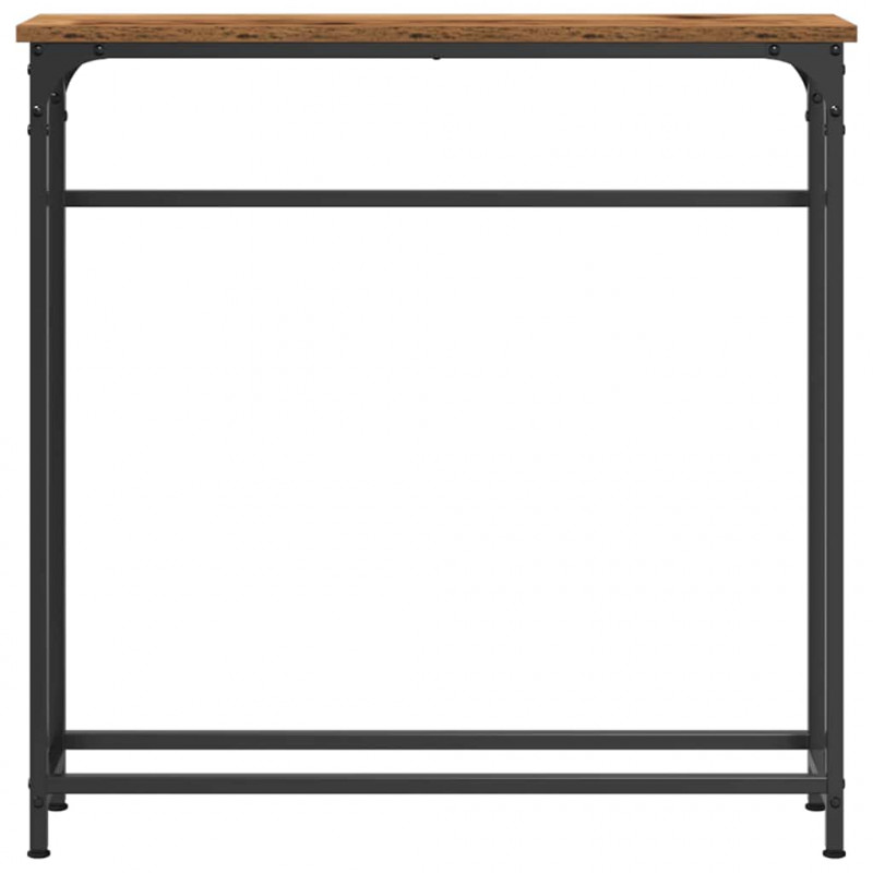 Konsola Stare drewno 75 x 19,5 x 75 cm Materiał drewnopochodny