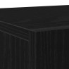 Bufet Czarny Dąb 90 x 34 x 80 cm Materiał drewnopochodny