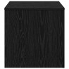 Stolik Nesting 3 pcs Czarny Dąb Materiał drewnopochodny