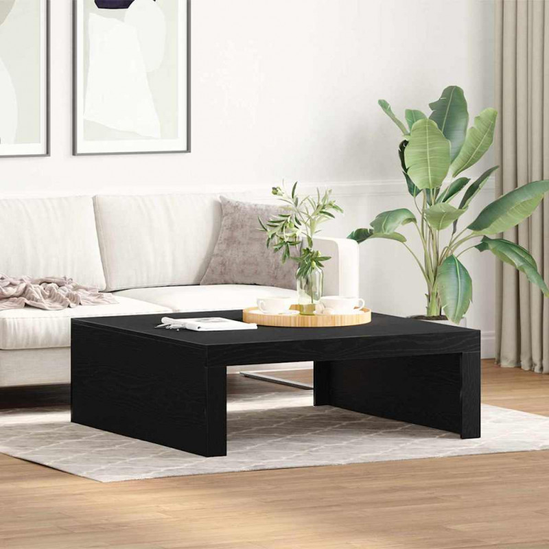 Stolik kawowy Czarny Dąb 100 x 100 x 35 cm