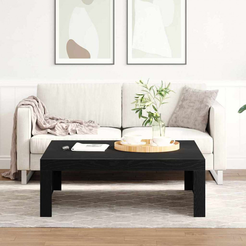 Stolik kawowy Czarny Dąb 100 x 100 x 35 cm