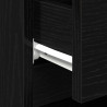 Szafka Nocna z szufladą 2 pcs Czarny Dąb 40 x 35 x 50 cm