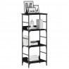 Półka na książki Czarny Dąb 50 x 33 x 117,5 cm
