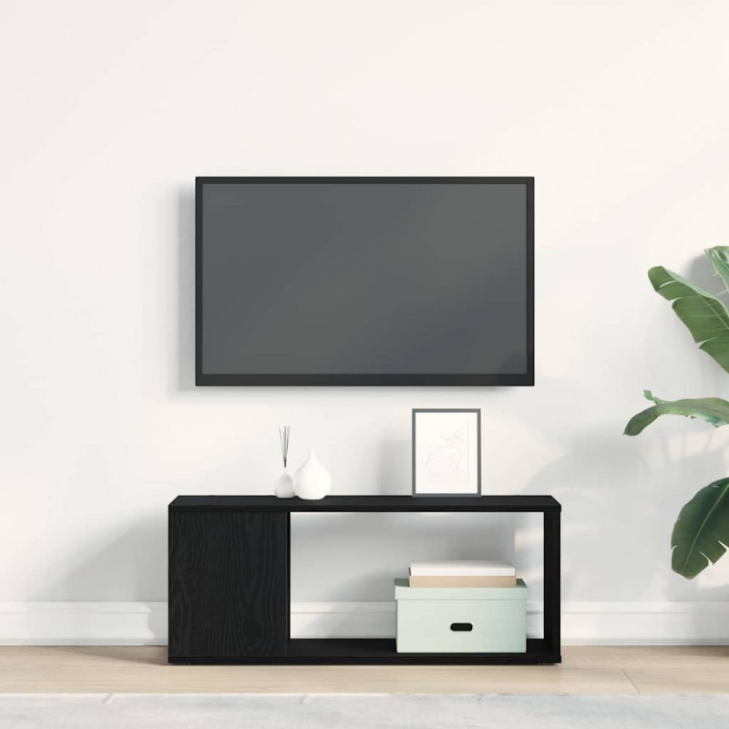 Zestaw szafek RTV Czarny Dąb 80 x 24 x 32 cm