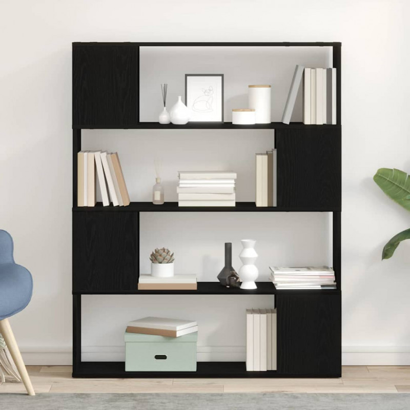 Zestaw szafek RTV Czarny Dąb 100 x 24 x 124,5 cm