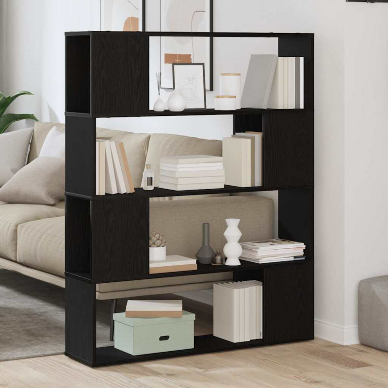 Zestaw szafek RTV Czarny Dąb 100 x 24 x 124,5 cm