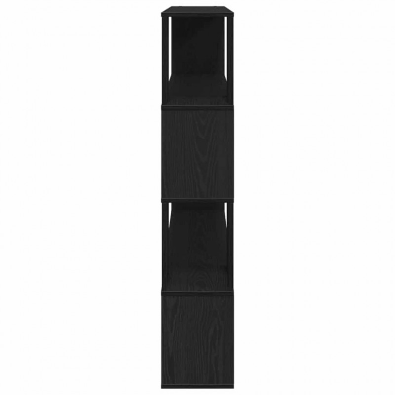 Zestaw szafek RTV Czarny Dąb 100 x 24 x 124,5 cm