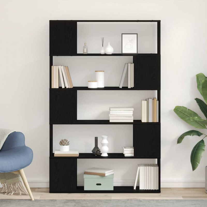 Zestaw szafek RTV Czarny Dąb 100 x 24 x 155 cm