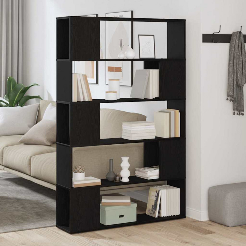 Zestaw szafek RTV Czarny Dąb 100 x 24 x 155 cm
