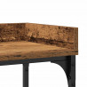 Stół Konsolowy z półką Stare drewno 100 x 30 x 80 cm