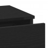 Szafka Nocna z szufladą 2 pcs Czarny Dąb 40 x 35 x 65 cm