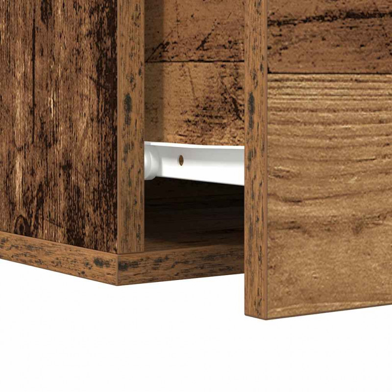 Szafka Nocna 2 pcs Stare drewno 35 x 35 x 20 cm