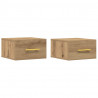 Szafka Nocna 2 pcs Dąb rzemieślniczy 35 x 35 x 20 cm