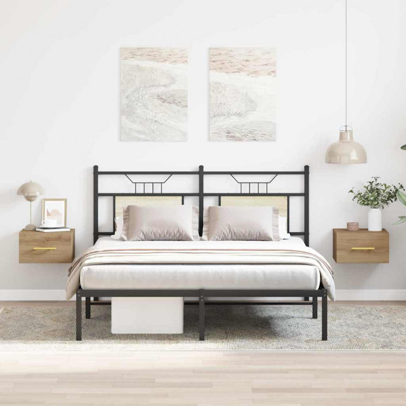 Szafka Nocna 2 pcs Dąb rzemieślniczy 35 x 35 x 20 cm