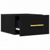 Szafka Nocna 2 pcs Czarny Dąb 35 x 35 x 20 cm