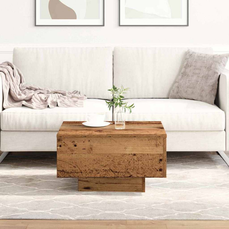 Stolik kawowy Stare drewno 55 x 55 x 31 cm