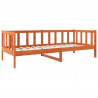 Ramka łóżka Woskowy Brąz 80 x 200 cm Lite drewno sosnowe