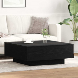 Stolik kawowy Czarny Dąb 80 x 80 x 31 cm