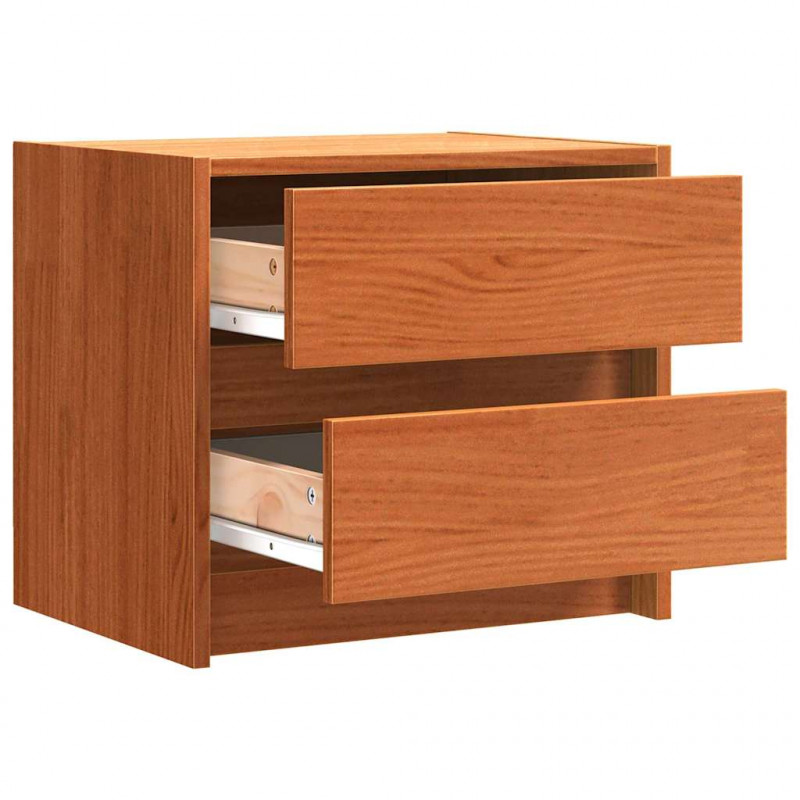 Szafki nocne z szufladą 2 pcs Woskowy Brąz 40 x 30.5 x 35.5 cm
