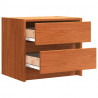 Szafki nocne z szufladą 2 pcs Woskowy Brąz 40 x 30.5 x 35.5 cm