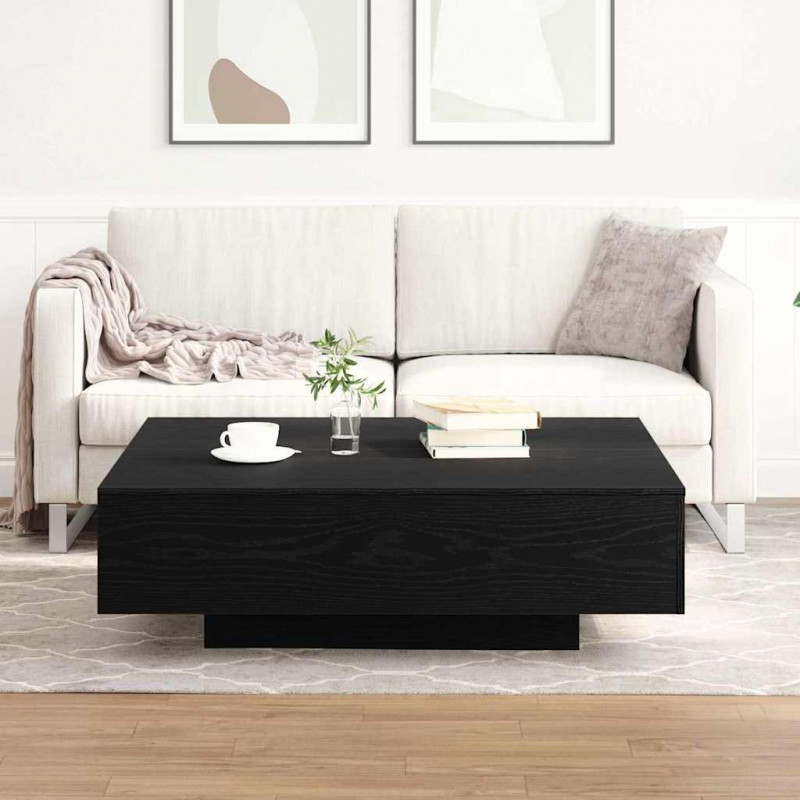 Stolik kawowy Czarny Dąb 100 x 100 x 31 cm