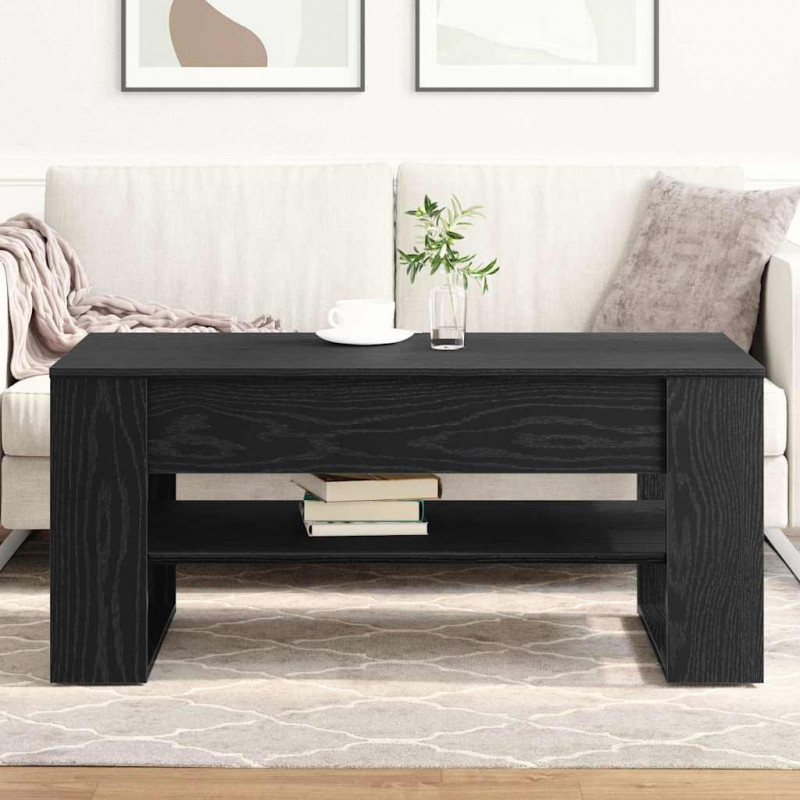 Stolik kawowy Czarny Dąb 102 x 55 x 45 cm