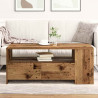 Stolik kawowy z szufladą Stare drewno 102 x 55 x 43,5 cm