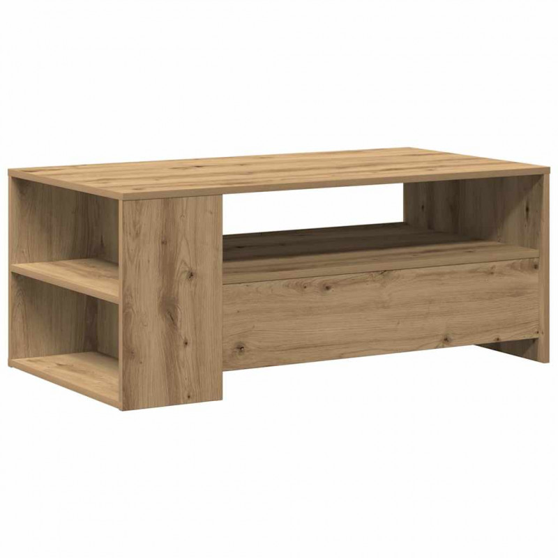 Stolik kawowy z szufladą Dąb rzemieślniczy 102 x 55 x 43,5 cm