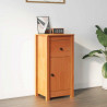 Bufet Woskowy Brąz 39 x 34,5 x 80 cm Lite drewno sosnowe
