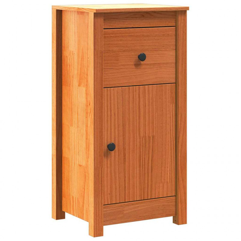 Bufet Woskowy Brąz 39 x 34,5 x 80 cm Lite drewno sosnowe