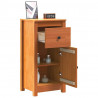 Bufet Woskowy Brąz 39 x 34,5 x 80 cm Lite drewno sosnowe