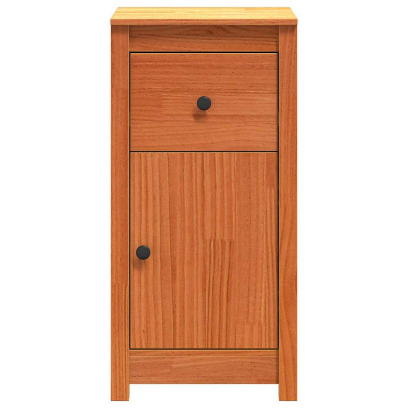 Bufet Woskowy Brąz 39 x 34,5 x 80 cm Lite drewno sosnowe