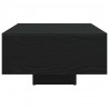 Stolik kawowy Ze LED Lights Czarny Dąb 85 x 55 x 31 cm