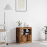 Komoda LED Brązowy 60,5 x 37 x 67 cm Materiał drewnopochodny