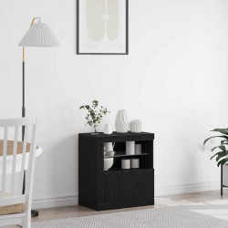 Komoda LED Czarny 60,5 x 37 x 67 cm Materiał drewnopochodny